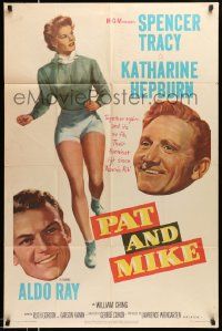 2t684 PAT & MIKE 1sh '52 not much meat on Katharine Hepburn but what there is, is choice!