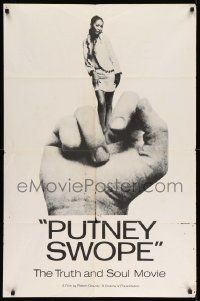 2t731 PUTNEY SWOPE 1sh '69 Robert Downey Sr., classic image of black girl as middle finger!