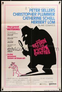 2t751 RETURN OF THE PINK PANTHER 1sh '75 Peter Sellers as Inspector Clouseau, R.W. art!