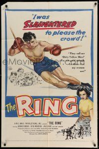 2t758 RING 1sh '52 Rita Moreno, Mexican boxing, I was slaughtered to please the crowd!