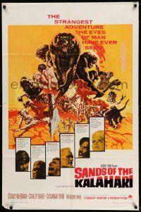 2t795 SANDS OF THE KALAHARI 1sh '65 the strangest adventure the eyes of man have ever seen!