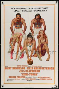 2t810 SEMI-TOUGH 1sh '77 Burt Reynolds, Kris Kristofferson, sexy girls & football art by McGinnis!