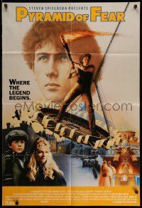 2t992 YOUNG SHERLOCK HOLMES int'l 1sh '85 Spielberg, Nicholas Rowe as the great detective!
