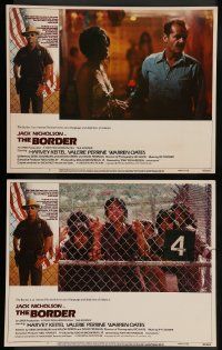 2w851 BORDER 2 int'l LCs '82 Jack Nicholson as border patrol agent Valerie Perrine!