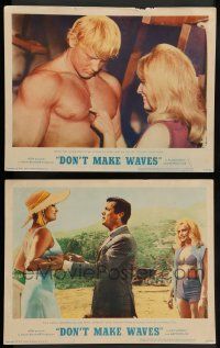 2w872 DON'T MAKE WAVES 2 LCs '67 Tony Curtis w/sexy Sharon Tate & Claudia Cardinale!