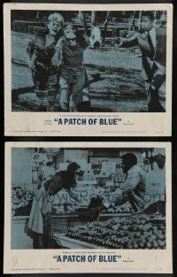 2w943 PATCH OF BLUE 2 LCs '66 images of Sidney Poitier & Elizabeth Hartman
