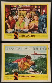 2w976 SUMMERTIME 2 LCs '55 Katharine Hepburn, Venice, David Lean directed!