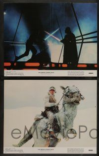 2w494 EMPIRE STRIKES BACK 6 color 11x14 stills '80 George Lucas classic, wonderful images w/ slugs!