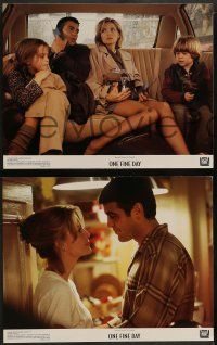 2w293 ONE FINE DAY 8 color 11x14 stills '96 Michelle Pfeiffer, George Clooney, romantic comedy!
