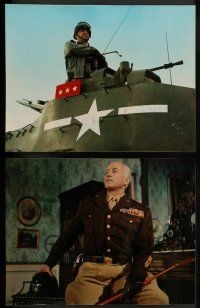 2w005 PATTON 14 color 11x14 stills '70 General George C. Scott, World War II, Franklin J. Schaffner
