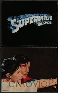 2w042 SUPERMAN 9 color 11x14 stills '78 Christopher Reeve, Gene Hackman, Brando, top cast!