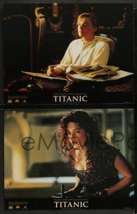2w029 TITANIC 10 color 11x14 stills '97 images of Leonardo DiCaprio & Kate Winslet, Zane, top cast