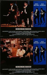 2w080 BLUES BROTHERS 8 LCs '80 John Belushi & Dan Aykroyd, Carrie Fisher, Ray Charles, Cab Calloway