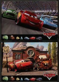 2w554 CARS 5 int'l LCs '06 great images from Walt Disney Pixar animated automobile racing pic!