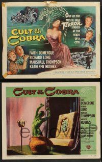 2w115 CULT OF THE COBRA 8 LCs '55 beauty Faith Domergue changed to a thing of TERROR, great images!