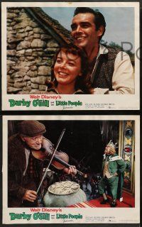 2w490 DARBY O'GILL & THE LITTLE PEOPLE 6 LCs '59 Disney, Albert Sharpe, it's leprechaun magic!