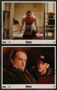 2w017 DEPARTED 10 LCs '06 Leonardo DiCaprio, Matt Damon, Jack Nicholson, Wahlberg, Sheen, Scorsese!