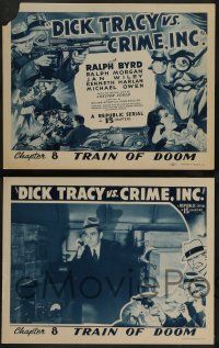 2w133 DICK TRACY VS. CRIME INC. 8 chapter 8 LCs '41 Ralph Byrd, detective serial, Train of Doom!