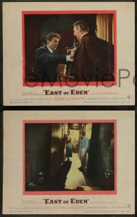 2w735 EAST OF EDEN 3 LCs '55 James Dean & Julie Harris, directed by Elia Kazan, great scenes!