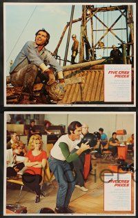 2w496 FIVE EASY PIECES 6 int'l LCs '70 Jack Nicholson & Karen Black, Bob Rafelson!