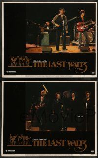 2w512 LAST WALTZ 6 LCs '78 Martin Scorsese, great image of The Band performing on stage!