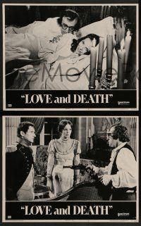 2w769 LOVE & DEATH 3 LCs '75 cool images from wacky Woody Allen & Diane Keaton romantic comedy!