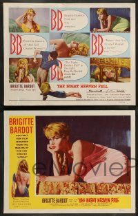 2w281 NIGHT HEAVEN FELL 8 LCs '58 sexy Brigitte Bardot, Vadim's Les bijoutiers du Clair de lune!