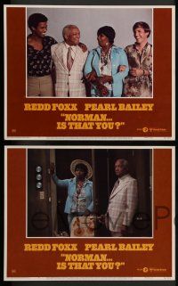 2w285 NORMAN IS THAT YOU 8 LCs '76 great images of Redd Foxx, Pearl Bailey, Dennis Dugan!