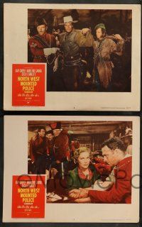 2w286 NORTH WEST MOUNTED POLICE 8 LCs R58 Cecil B. DeMille, Gary Cooper, Madeleine Carroll