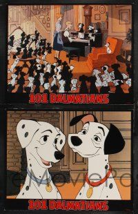 2w458 ONE HUNDRED & ONE DALMATIANS 7 LCs R91 most classic Walt Disney canine family cartoon!