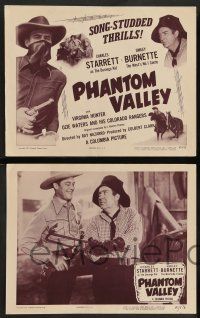2w306 PHANTOM VALLEY 8 LCs '47 Charles Starrett as the Durango Kid, Ozie Walters & band!