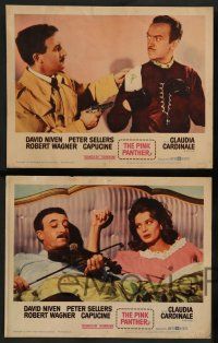 2w307 PINK PANTHER 8 LCs '64 Peter Sellers, David Niven, Capucine, directed by Blake Edwards!