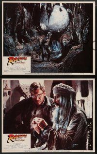 2w569 RAIDERS OF THE LOST ARK 5 LCs '81 bound Harrison Ford & Karen Allen surrounded by Nazis!