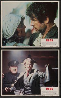 2w661 REDS 4 LCs '81 images of Warren Beatty as John Reed, gorgeous Diane Keaton!