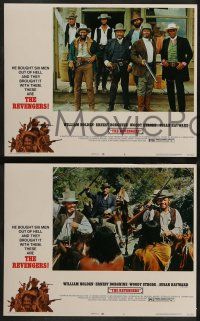2w326 REVENGERS 8 LCs '72 Daniel Mann directed, William Holden, Ernest Borgnine, Woody Strode!