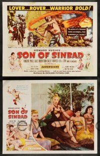 2w356 SON OF SINBAD 8 LCs R61 Hughes, Vincent Price, Robertson, Forrest, Blanchard, Lili St. Cyr!