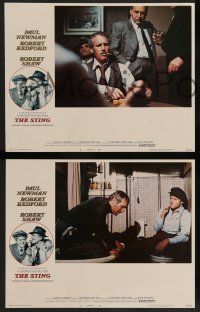 2w809 STING 3 LCs '74 Paul Newman & Robert Redford, border art by Richard Amsel!