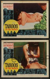 2w373 TABOOS OF THE WORLD 8 LCs '65 I Tabu, AIP, it's the picture that OUT-MONDO's them all!