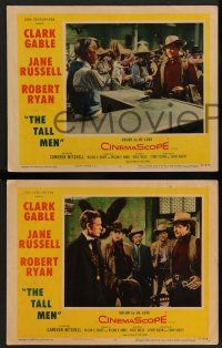 2w816 TALL MEN 3 LCs '55 Clark Gable, Robert Ryan, Raoul Walsh western!