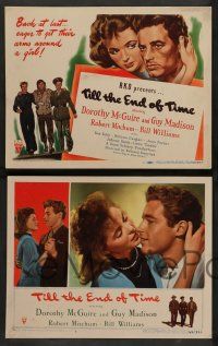 2w395 TILL THE END OF TIME 8 LCs '46 Edward Dmytrk, Guy Madison, young Robert Mitchum!