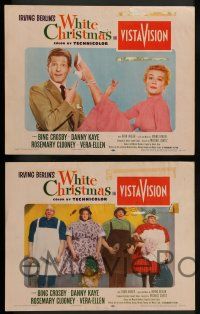 2w696 WHITE CHRISTMAS 4 LCs '54 Bing Crosby, Danny Kaye, Clooney, Vera-Ellen, classic!