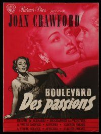 2x588 FLAMINGO ROAD French pb '49 Michael Curtiz, sexy bad girl Joan Crawford, posters shown!