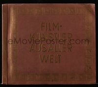 2x015 FILM-KUNSTLER AUS ALLER WELT German 10x11 cigarette card album '30s with 168 cards on 34 pages