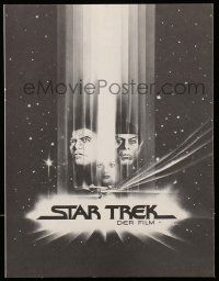2x283 STAR TREK German 8x11 press booklet '80 art of William Shatner & Leonard Nimoy by Bob Peak!