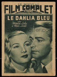 2x643 BLUE DAHLIA French magazine '46 Alan Ladd, sexy Veronica Lake, images & info from the movie!
