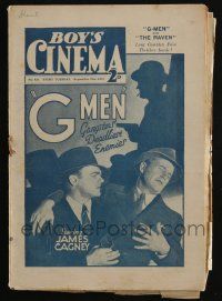 2x852 BOY'S CINEMA English magazine Sep 21, 1935 James Cagney in G-Men, Karloff & Lugosi in Raven!