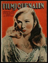 2x941 FILMJOURNALEN Swedish magazine November 1941 great cover photo of sexy Veronica Lake!