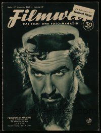 2x030 FILMWELT German magazine September 27, 1940 Ferdinand Marian in Veit Harlan's Jud Suss!