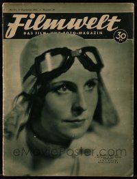 2x029 FILMWELT German magazine Sep 3, 1933 Leni Riefenstahl in Arnold Fanck's S.O.S. Eisberg!