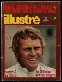 2x656 ILLUSTRE French magazine October 15, 1970 Steve McQueen in Le Mans, Les 24 Heures!